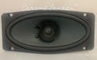 2X OVAL LOUDSPEAKERS+GRILLS  7''x3''NEW - ALFA ROMEO MONTREAL