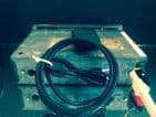 6v12v+/- IVORY BLAUPUNKT MANNHEIM Vintage Classic Car FM Radio +MP3 seeVideo MINT RESTORED MG B ASTON DB6 JAG ETYPE HEALEY AUSTIN MINI TR4 VW