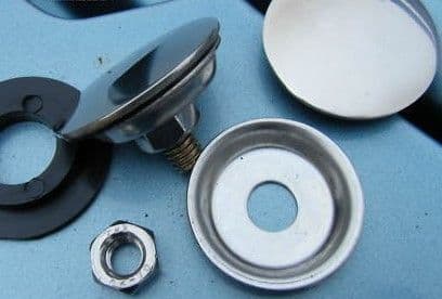 ANTENNA AERIAL HOLE BLANK PLUG FOR CAR BODY - STAINLESS STEEL