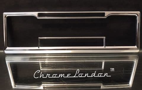 BECKER CHROME FACEPLATE FRAME