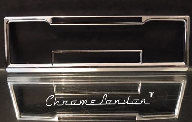 BECKER CHROME FACEPLATE FRAME