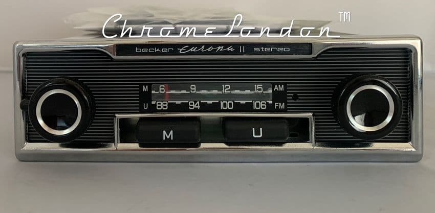 BECKER EUROPA II STEREO 662 Vintage Classic Car 108FM Radio FULL BLUETOOTH MODERN INTERNALS WARRANTY
