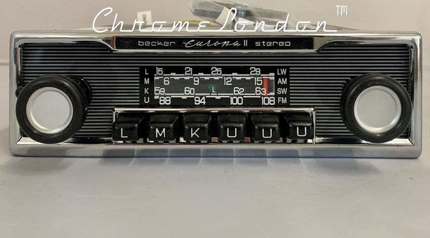 BECKER EUROPA II STEREO 992 MODERNISED Classic Car AM FM Radio 4xSTEREO USB BLUETOOTH *DAB+ BMW