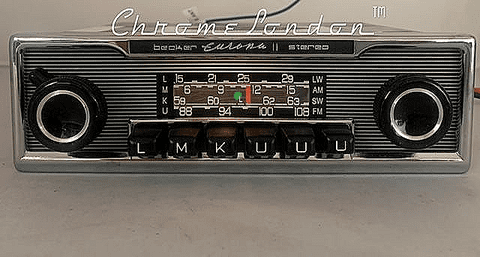 BECKER EUROPA II STEREO 992 MODERNISED Classic Car AM FM Radio 4xSTEREO USB BLUETOOTH *DAB+ MERCEDES