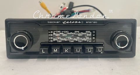 BECKER EUROPA II STEREO 992 MODERNISED DETOMASO PANTERA Vintage AM FM Radio 4xSTEREO USB BT DAB
