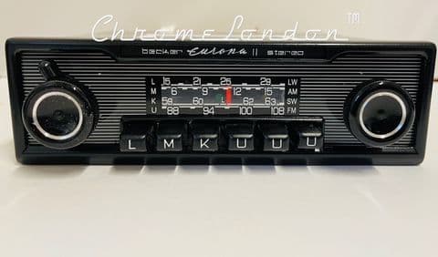 BECKER EUROPA II STEREO 992 MODERNISED Vintage Classic Car AM FM Radio 4xSTEREO USB BLUETOOTH *DAB+