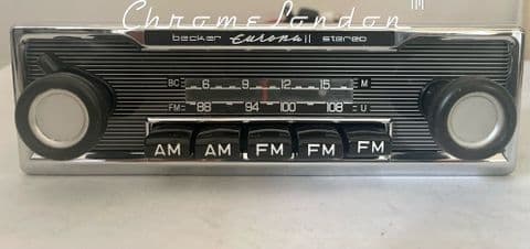 BECKER EUROPA II STEREO US992 BMW MODERNISED Classic Car AM FM Radio 4xSTEREO USB BLUETOOTH (1)