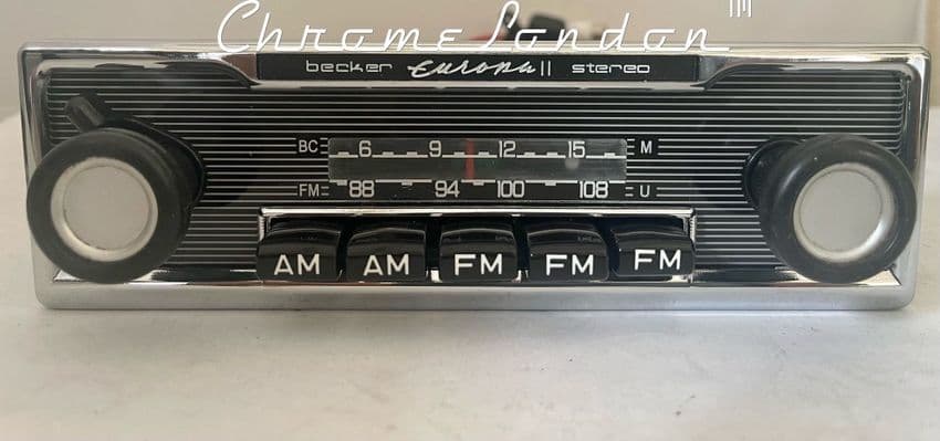 BECKER EUROPA II STEREO US992 BMW MODERNISED Classic Car AM FM Radio 4xSTEREO USB BLUETOOTH (1)