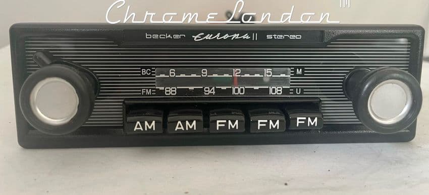 BECKER EUROPA II STEREO US992 BMW MODERNISED Classic Car AM FM Radio 4xSTEREO USB BLUETOOTH (1) (2)