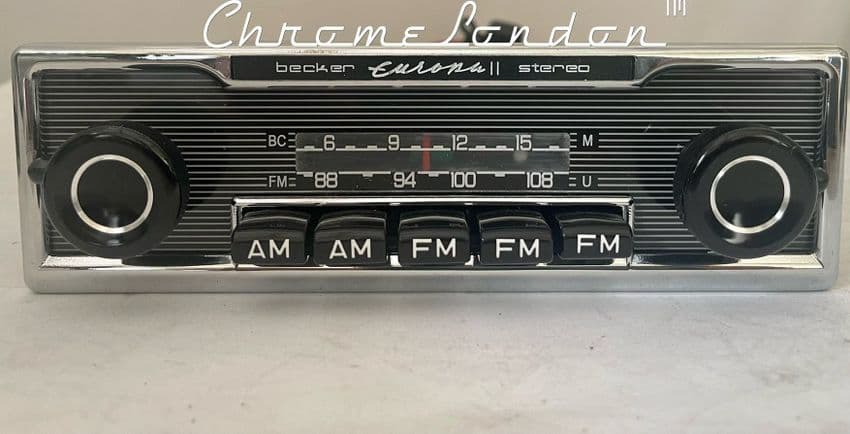 BECKER EUROPA II STEREO US992 MODERNISED Classic Car AM FM Radio 4xSTEREO USB BLUETOOTH