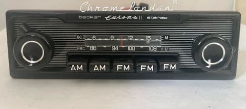 BECKER EUROPA II STEREO US992 MODERNISED Classic Car AM FM Radio 4xSTEREO USB BLUETOOTH (1)