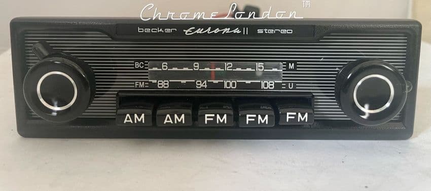 BECKER EUROPA II STEREO US992 MODERNISED Classic Car AM FM Radio 4xSTEREO USB BLUETOOTH (1)