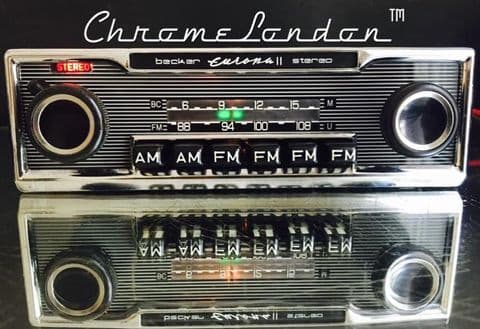 BECKER EUROPA II STEREO USA 467 Vintage Classic Car FM Radio MERCEDES PORSCHE ETYPE ASTON FERRARI