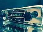 BECKER EUROPA M Vintage Chrome Classic Car MW Radio +MP3 seeVideo FULLY WORKING VW BEETLE BUS KARMANN PORSCHE 356 HEALEY MG B ALFA