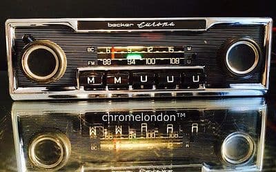 BECKER EUROPA MU Vintage Classic Car FM Radio MP3 FULLY WORKING seeVideo WARRANTY MERCEDES 113 PAGODA 107SL 116 450SEL 6.9 PORSCHE 911 FERRARI ETYPE
