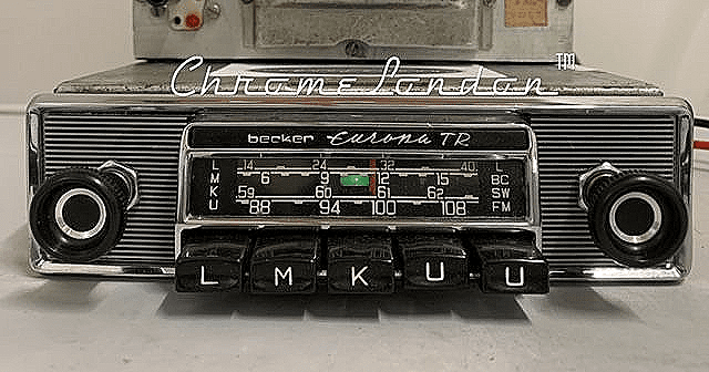 BECKER EUROPA TR Vintage SLIM FACE Classic Car FM Radio +AMP +MP3 WARRANTY MERCEDES 111 112 113 SL