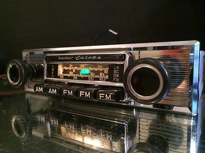 カーオーディオ Becker Europa Vintage Classic Car Radio Mercedes Becker Europa Tube Type Radio Stereo Refurbished