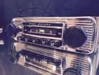 BECKER EUROPA Vintage CHROME Classic Car AM Radio +FULL MP3 RESTORED+WARRANTY PORSCHE 911 356 MERCEDES SL FERRARI 330 ETYPE MG ASTON