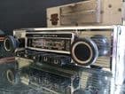 BECKER EUROPA Vintage Chrome Classic Car FM Radio +AMP+MP3 seeVideo  MERCEDES 190 SL PORSCHE