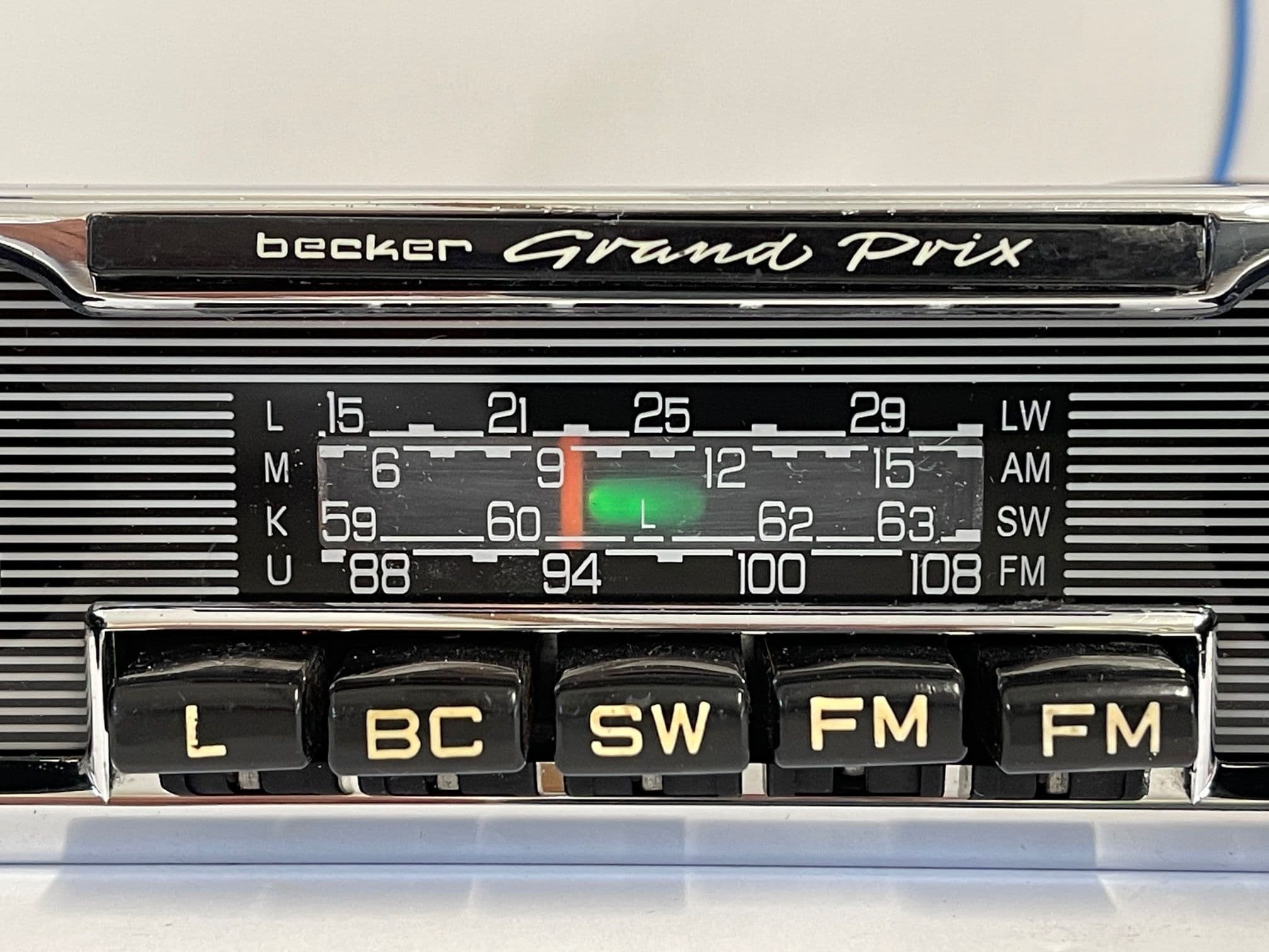BECKER GRAND PRIX US Wonderbar VintageClassic Car FM Radio