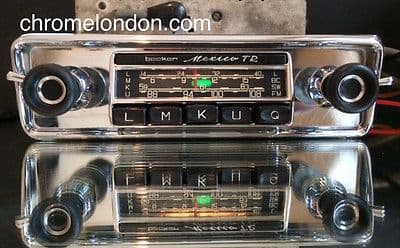 BECKER MEXICO TR Vintage Classic Car FM Radio +Amp *video FERRARI MERCEDES 190 SL PORSCHE