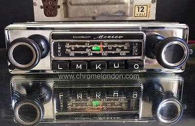 BECKER MEXICO US WONDERBAR Vintage Classic Car FM Radio +AMP+MP3 MINT RESTORED see video MERCEDES 190SL 113 PAGODA 107 PORSCHE 911 912 FERRARI DINO