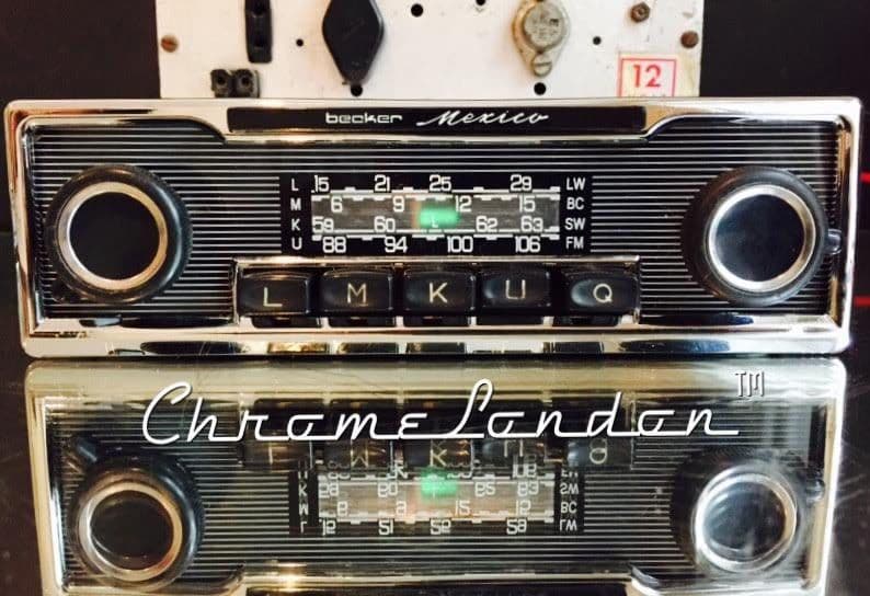 BECKER MEXICO Wonderbar Vintage Classic Car FM Radio MERCEDES SL 113 107 FERRARI PORSCHE ETYPE