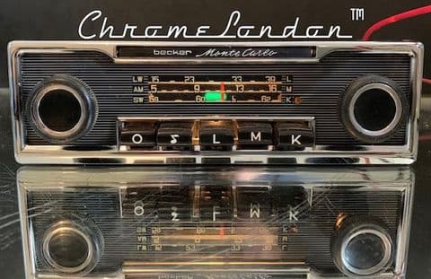 BECKER MONTE CARLO Vintage PINSTRIPE Classic Car Radio MERCEDES 113 SL 107 116 PORSCHE