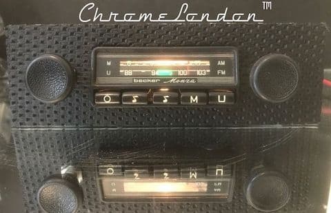 BECKER MONZA BASKETWEAVE Vintage Classic Car FM Radio +MP3 PORSCHE 911 912 65-73