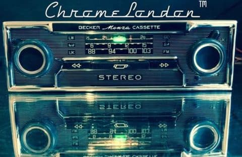 BECKER MONZA STEREO Vintage Chrome Classic Car Radio Cassette +MP3 video MERCEDES SL 113 PAGODA 114 115 116 PORSCHE 911 FERRARI DINO 365 ETYPE