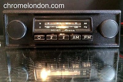 BECKER MONZA US Vintage Monochrome Classic Car FM Radio MP3 video MINT RESTORED PORSCHE 911 930 BMW FERRARI 400 308 512 ALFA MASERATI