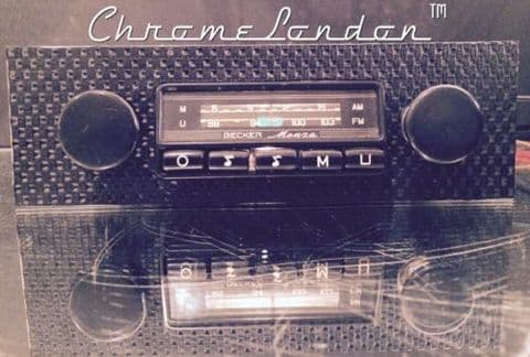 BECKER MONZA Vintage BASKETWEAVE Classic Car FM Radio MP3 seeVideo WARRANTY 65-73 PORSCHE 911 912 914 MASERATI BORA FERRARI 308