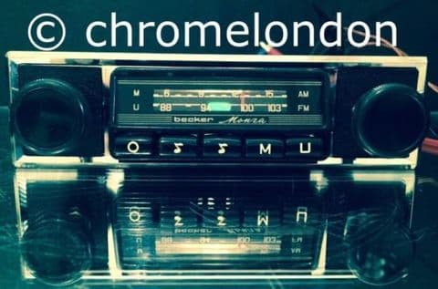 BECKER MONZA Vintage Classic Car MW FM Radio +MP3 seeVideo RESTORED FERRARI 308 PORSCHE