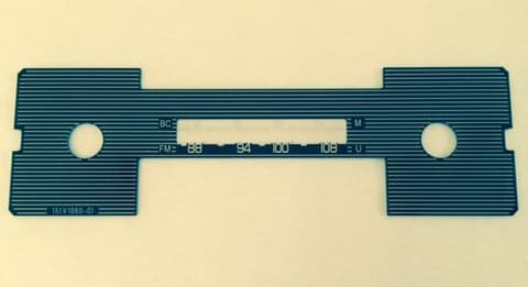 BECKER PINSTRIPE FACEPLATE DIAL US AM/FM