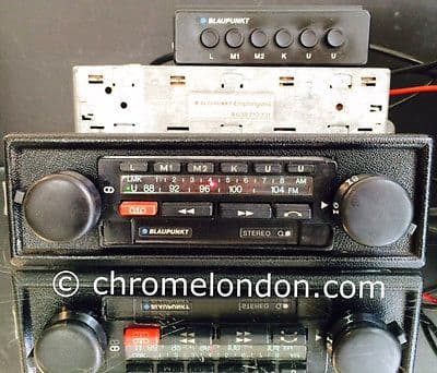 BLAUPUNKT BAMBERG ELECTRONIC -Vintage Car STEREO Radio Cassette +AMP+MEM BOX *RESTORED* PORSCHE 911 930 TURBO FERRARI 308 512 MASERATI