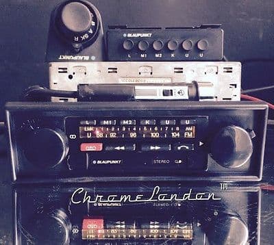 BLAUPUNKT BAMBERG ELECTRONIC Vintage Radio Cass Amp+Mic+Mem+Ari RESTORED+WARRANTYPorsche 911SC 911S 930 Turbo Ferrari 308 512 Maserati