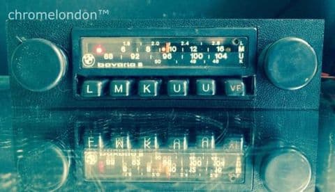 BLAUPUNKT BAVARIA S STEREO BMW OEM Classic Car FM Radio +MP3 seeVideo WARRANTY