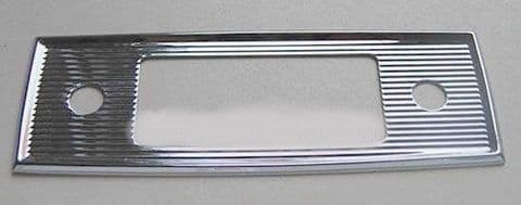 BLAUPUNKT CHROME FACEPLATE GROOVED NOS - UNIVERSAL
