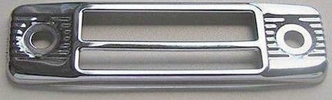 BLAUPUNKT CHROME FACEPLATE WINGED NOS - '60-'73 VOLVO & UNIVERSAL