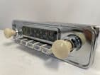 BLAUPUNKT DORTMUND DeLUXE Ivory Vintage Chrome Classic Car FM Radio MP3 PORSCHE VW JAGUAR FERRARI
