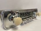 BLAUPUNKT DORTMUND DeLUXE Ivory Vintage Chrome Classic Car FM Radio MP3 PORSCHE VW JAGUAR FERRARI