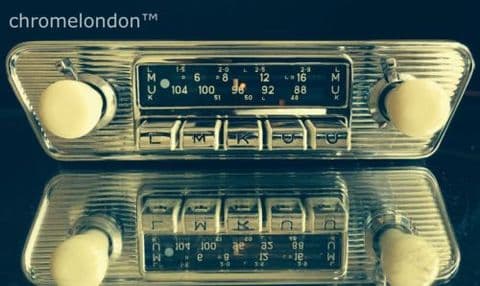 BLAUPUNKT DORTMUND DELUXE Vintage Classic Car FM Radio MP3 MINT  PORSCHE  VW  JAGUAR