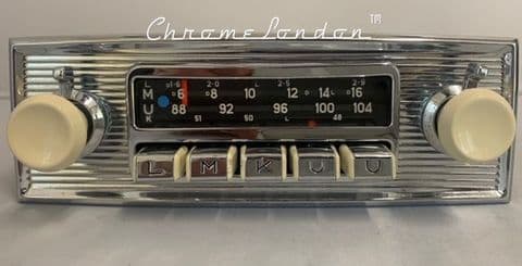 BLAUPUNKT DORTMUND DELUXE Vintage Ivory Classic Car FM Radio +MP3 JAG ETYPE ASTON VW PORSCHE