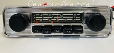 BLAUPUNKT EMDEN AU VW OEM Vintage Classic Car FM Radio see video VW BEETLE BUG CAMPER BUS KARMANN