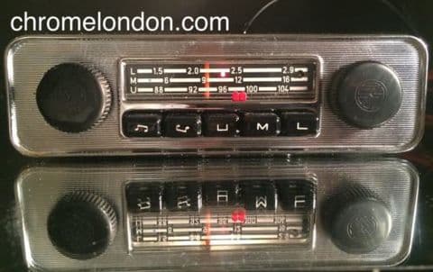 BLAUPUNKT EMDEN B VW OEM Vintage Classic Car FM Radio +MP3 seeVideo MINT RESTORED 60s70s VW BUG BEETLE CAMPER VAN BUS KARMANN GHIA