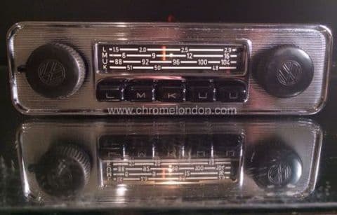 BLAUPUNKT EMDEN VW OEM Vintage Classic Car FM Radio +MP3 MINT see video WARRANTY