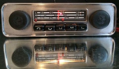 BLAUPUNKT EMDEN VW OEM Vintage Classic Car FM Radio +MP3 seeVideo FULLY WORKING 60s70s VW BUG BEETLE CAMPER VAN BUS KARMANN GHIA