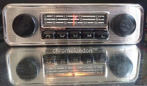 BLAUPUNKT EMDEN VW OEM Vintage Classic Car FM Radio +MP3 seeVideo MINT RESTORED 6M WARRANTY