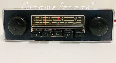 BLAUPUNKT EMDEN VW OEM Vintage MONOCHROME Classic Car FM Radio BEETLE BUS CAMPER KARMANN GHIA
