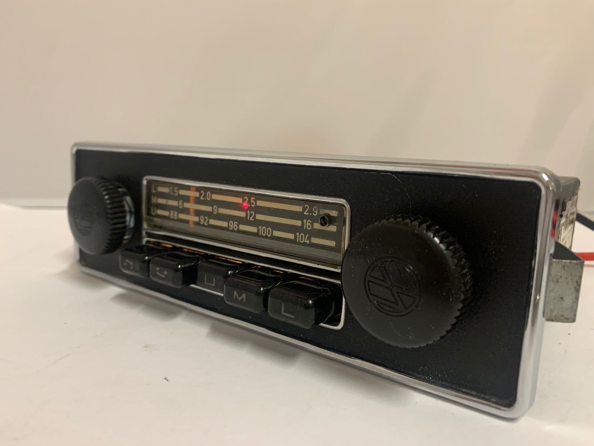 BLAUPUNKT EMDEN VW OEM Vintage MONOCHROME Classic Car FM